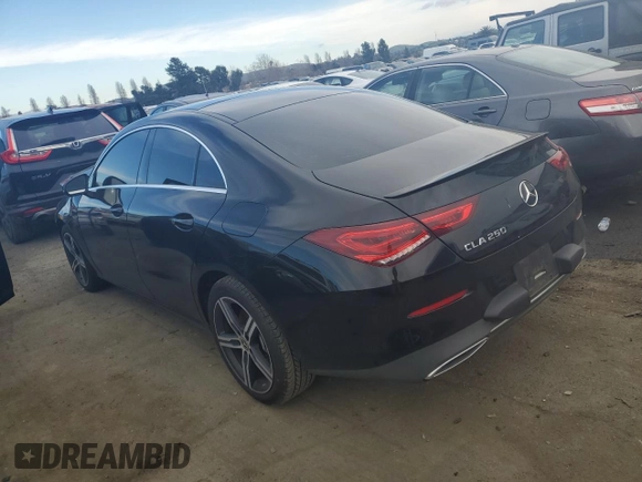 2020 Mercedes-Benz CLA 250 with VIN W1K5J4GB1LN084263, listed as a Copart auction lot 42341494 with Not Provided miles and . Bid and sale history available at DreamBid. Image 2.