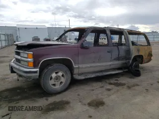1997 Chevrolet Suburban with VIN 1GNFK16R0VJ392180, listed as a Copart auction lot 50359685 with Not Provided miles and Salvage Title. Bid and sale history available at DreamBid. Image 1.