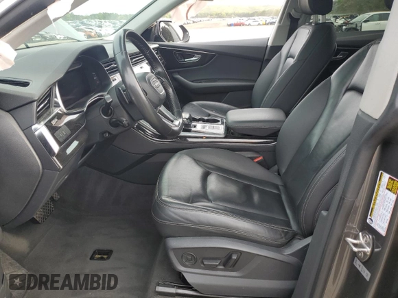 2019 Audi Q8 Premium with VIN WA1AVAF19KD009877, listed as a Copart auction lot 56473205 with Not provided miles and Salvage title. Bid and sale history available at DreamBid. Image 7.
