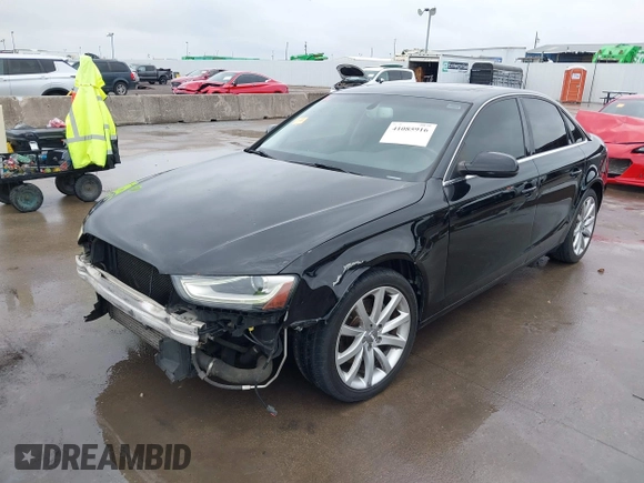2013 Audi A4 Premium Plus with VIN WAUFFAFL1DN028279, listed as a IAAI auction lot 41085916 with 147,644 mi miles. Bid and sale history available at carsss.com. Image 20.