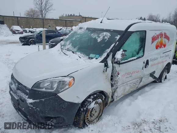 2018 Ram ProMaster City Cargo Van Tradesman with VIN ZFBERFAB4J6K11590, listed as a IAAI auction lot 41314466 with 94,830 mi miles. Bid and sale history available at carsss.com. Image 2.