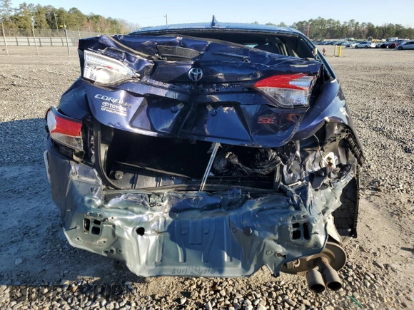 2022 Toyota Corolla SE with VIN JTDS4MCEXNJ081067, listed as a Copart auction lot 47721315 with 81,638 mi miles and Salvage Title. Bid and sale history available at DreamBid. Image 6.