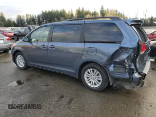 2014 Toyota Sienna XLE with VIN 5TDYK3DC6ES446435, listed as a Copart auction lot 85085274 with 0 mi miles and Salvage Title. Bid and sale history available at carsss.com. Image 2.