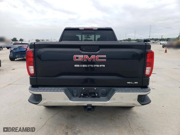 2020 GMC Sierra 1500 SLE with VIN 1GTR8BEK8LZ248583, listed as a Copart auction lot 70676584 with 71,511 mi miles and Salvage Title. Bid and sale history available at carsss.com. Image 6.