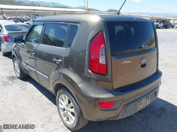 2012 Kia Soul + with VIN KNDJT2A65C7454931, listed as a IAAI auction lot 41963654 with 353,649 mi miles. Bid and sale history available at carsss.com. Image 3.