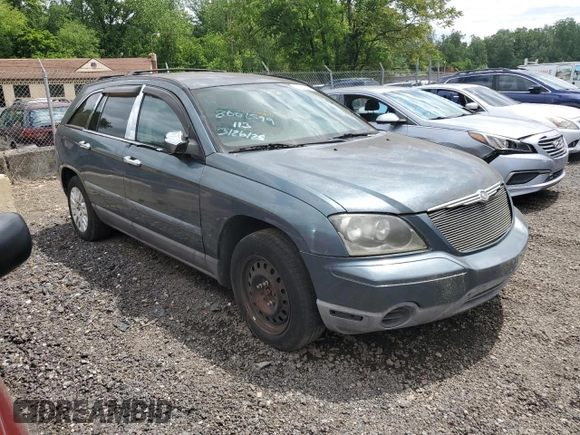 2005 Chrysler Pacifica z VIN 2C8GM48L75R453259, wystawiony jako Copart lot #57234075 z przebiegiem 158 034 mil mil oraz Szkoda całkowita • Salvage title. Historia ofert i sprzedaży dostępna na DreamBid. Obrazek 4.