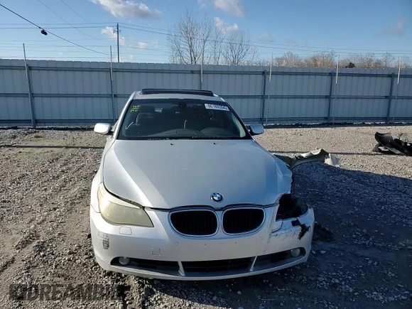 2005 BMW 5 Series 530i with VIN WBANA73585B816112, listed as a Copart auction lot 86189394 with 221,964 mi miles and Salvage title. Bid and sale history available at DreamBid. Image 10.