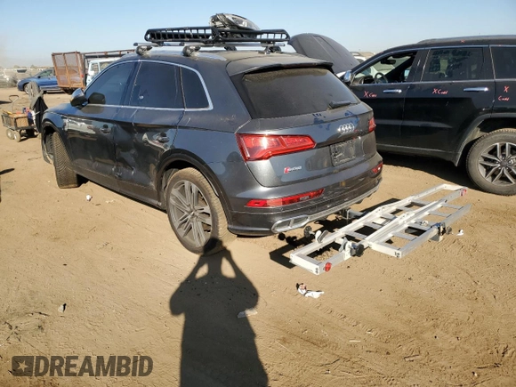 2018 Audi SQ5 Premium Plus with VIN WA1A4AFY1J2083935, listed as a Copart auction lot 75964014 with 72,266 mi miles and Clean Title. Bid and sale history available at DreamBid. Image 2.