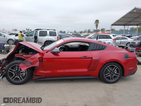 2020 Ford Mustang EcoBoost with VIN 1FA6P8TH4L5189982, listed as a IAAI auction lot 42065871 with 67,942 mi miles. Bid and sale history available at carsss.com. Image 14.
