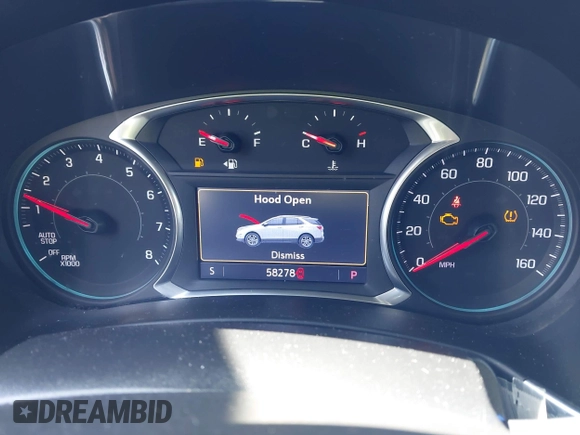 2019 Chevrolet Equinox LT with VIN 2GNAXLEX7K6151281, listed as a IAAI auction lot 41979962 with 58,278 mi miles and . Bid and sale history available at DreamBid. Image 7.