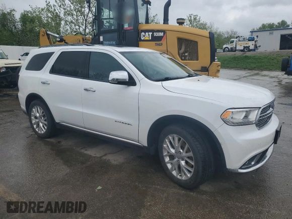 2015 Dodge Durango Citadel z VIN 1C4RDJEG2FC830090, wystawiony jako Copart lot #55167585 z przebiegiem 167 918 mil mil oraz Szkoda całkowita • Salvage title. Historia ofert i sprzedaży dostępna na DreamBid. Obrazek 4.
