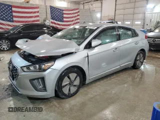 2021 Hyundai Ioniq SE with VIN KMHC75LC5MU248735, listed as a Copart auction lot 76291193 with 44,947 mi miles and Salvage Title. Bid and sale history available at DreamBid. Image 1.