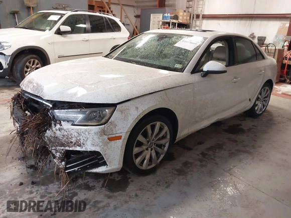 2017 Audi A4 Premium with VIN WAUGNAF40HN007638, listed as a IAAI auction lot 41069009 with 79,951 mi miles. Bid and sale history available at carsss.com. Image 17.