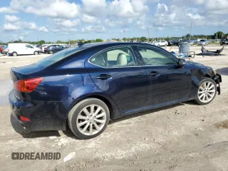 2009 Lexus IS with VIN JTHCK262395033522, listed as a Copart auction lot 64935254 with 113,594 mi miles and Salvage Title. Bid and sale history available at carsss.com. Image 3.