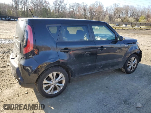 2015 Kia Soul + with VIN KNDJP3A51F7182433, listed as a Copart auction lot 50000635 with 173,906 mi miles and Salvage Title. Bid and sale history available at carsss.com. Image 3.