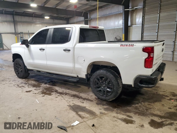 2022 Chevrolet Silverado 1500 Custom Trail Boss with VIN 3GCPDCEK8NG625750, listed as a Copart auction lot 81053304 with 33,151 mi miles and Salvage Title. Bid and sale history available at carsss.com. Image 2.