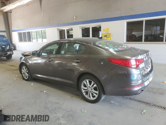 2013 Kia Optima EX with VIN 5XXGN4A72DG091652, listed as a Copart auction lot 53751125 with 134,379 mi miles and Salvage Title. Bid and sale history available at carsss.com. Image 2.