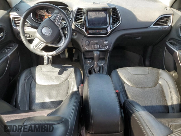 2019 Jeep Cherokee Limited z VIN 1C4PJMDN7KD179111, wystawiony jako Copart lot #55577595 z przebiegiem 104 392 mil mil oraz Szkoda całkowita • Salvage title. Historia ofert i sprzedaży dostępna na DreamBid. Obrazek 8.
