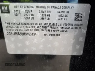 2017 Cadillac XTS Luxury z VIN 2G61M5S38H9165134, wystawiony jako Copart lot #87735945 z przebiegiem 118 643 mil mil oraz Nie do naprawy. Historia ofert i sprzedaży dostępna na DreamBid. Obrazek 12.