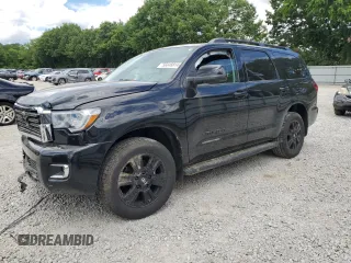 2021 Toyota Sequoia TRD Sport with VIN 5TDCY5B14MS185097, listed as a Copart auction lot 56048814 with 47,553 mi miles and Salvage Title. Bid and sale history available at carsss.com. Image 1.