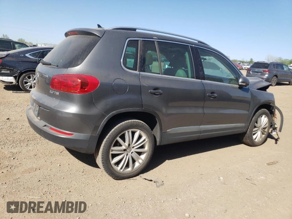 2013 Volkswagen Tiguan SE with VIN WVGAV7AX7DW018388, listed as a Copart auction lot 56188045 with 98,066 mi miles and Salvage title. Bid and sale history available at DreamBid. Image 3.