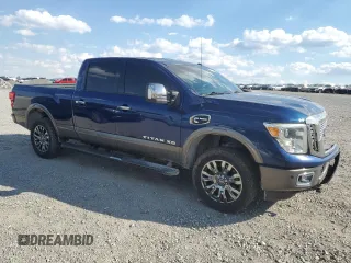 2016 Nissan Titan SV with VIN 1N6BA1F25GN508642, listed as a Copart auction lot 50738195 with 109,527 mi miles and Salvage title. Bid and sale history available at DreamBid. Image 4.