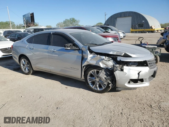 2015 Chevrolet Impala LT with VIN 2G1125S37F9141836, listed as a Copart auction lot 53123255 with 112,609 mi miles and Salvage Title. Bid and sale history available at DreamBid. Image 4.