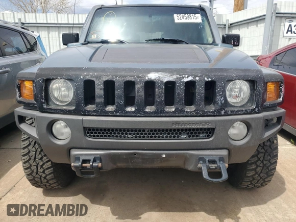 2007 Hummer H3 SUV with VIN 5GTDN13EX78207015, listed as a Copart auction lot 52459815 with 157,357 mi miles and Clean Title. Bid and sale history available at carsss.com. Image 5.