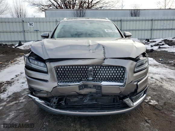 2019 Lincoln Nautilus Reserve with VIN 2LMPJ8L93KBL11136, listed as a Copart auction lot 46173655 with 72,100 mi miles and Salvage Title. Bid and sale history available at carsss.com. Image 5.