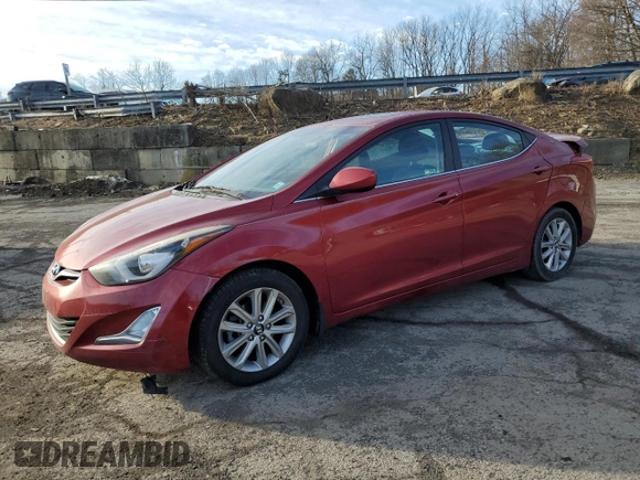 2015 Hyundai Elantra SE z VIN 5NPDH4AE0FH584083, wystawiony jako Copart lot #48060525 z przebiegiem 83 985 mil mil oraz Szkody całkowita. Historia ofert i sprzedaży dostępna na DreamBid. Obrazek 1.