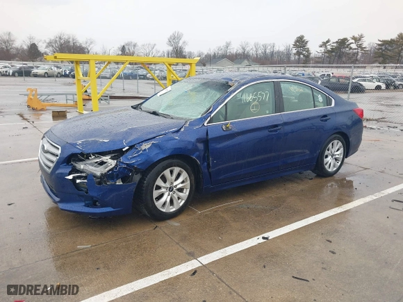 2016 Subaru Legacy 2.5i Premium with VIN 4S3BNBC60G3020893, listed as a IAAI auction lot 41665577 with 99,963 mi miles. Bid and sale history available at carsss.com. Image 2.