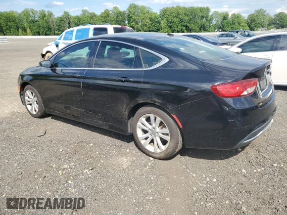 2015 Chrysler 200 Limited with VIN 1C3CCCAB9FN665680, listed as a Copart auction lot 56408475 with 77,677 mi miles and Clean Title. Bid and sale history available at DreamBid. Image 2.