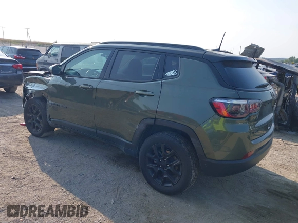 2021 Jeep Compass Sport with VIN 3C4NJDAB2MT591225, listed as a IAAI auction lot 40304781 with 63,948 mi miles and . Bid and sale history available at DreamBid. Image 3.