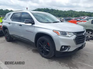 2019 Chevrolet Traverse Premier with VIN 1GNEVKKW3KJ287097, listed as a IAAI auction lot 42497740 with 72,836 mi miles and . Bid and sale history available at DreamBid. Image 1.