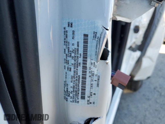 2023 Ford F-150 XL with VIN 1FTFW1E81PFA55626, listed as a Copart auction lot 88114635 with 0 mi miles and Salvage Title. Bid and sale history available at carsss.com. Image 13.