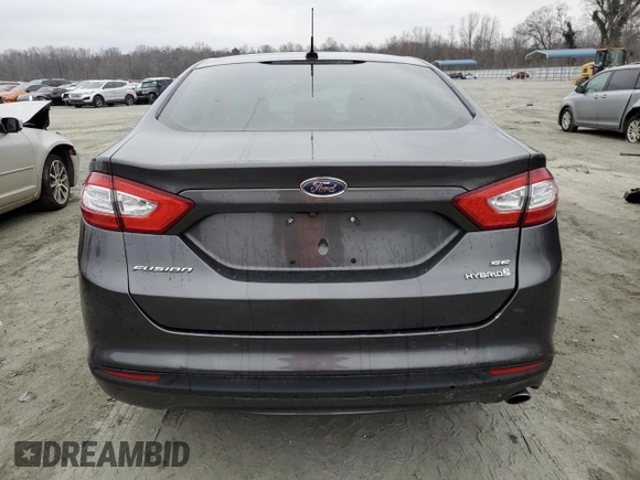 2016 Ford Fusion SE Hybrid with VIN 3FA6P0LU8GR139507, listed as a Copart auction lot 46092965 with 79,532 mi miles and Salvage Title. Bid and sale history available at carsss.com. Image 6.