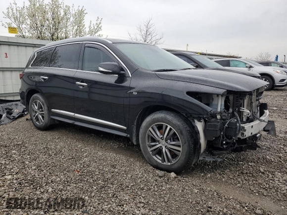 2020 Infiniti QX60 Luxe with VIN 5N1DL0MM6LC517551, listed as a Copart auction lot 50402165 with 56,061 mi miles and Salvage Title. Bid and sale history available at DreamBid. Image 4.