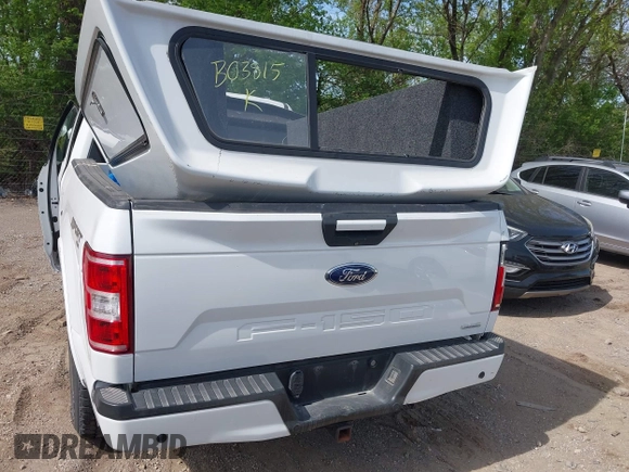 2018 Ford F-150 XL with VIN 1FTFX1EGXJFB03815, listed as a IAAI auction lot 42095769 with 98,908 mi miles and . Bid and sale history available at DreamBid. Image 16.
