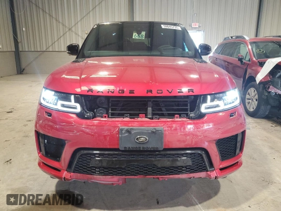 2019 Land Rover Range Rover Sport HST with VIN SALWS2SU9KA871937, listed as a Copart auction lot 59045735 with 63,852 mi miles and Salvage title. Bid and sale history available at DreamBid. Image 5.
