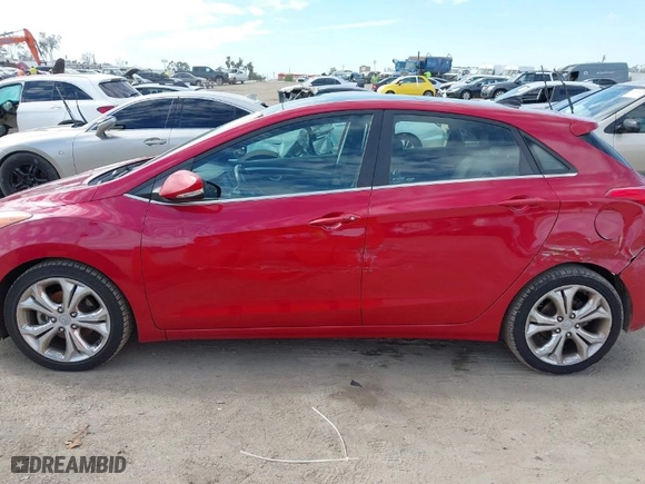 2014 Hyundai Elantra GT with VIN KMHD35LH0EU186111, listed as a IAAI auction lot 41620834 with NaN miles. Bid and sale history available at carsss.com. Image 14.