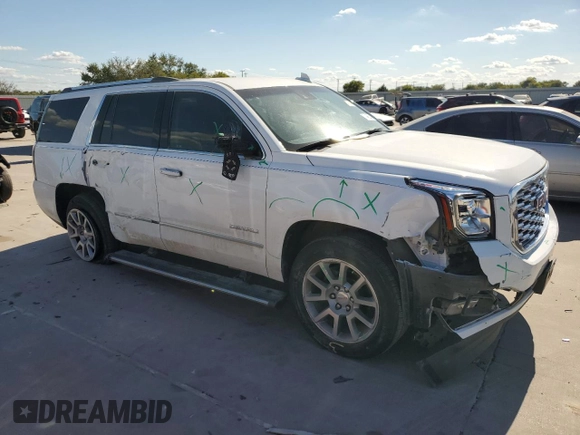 2019 GMC Yukon Denali with VIN 1GKS1CKJ0KR381817, listed as a Copart auction lot 71456204 with 81,965 mi miles and Clean Title. Bid and sale history available at carsss.com. Image 4.