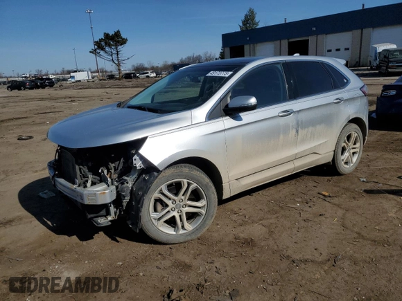 2018 Ford Edge Titanium with VIN 2FMPK4K82JBC14373, listed as a Copart auction lot 49173775 with 112,657 mi miles and Clean Title. Bid and sale history available at carsss.com. Image 1.