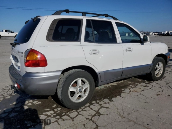 2002 Hyundai Santa Fe GLS with VIN KM8SC13DX2U329705, listed as a Copart auction lot 48986355 with 118,502 mi miles and Salvage Title. Bid and sale history available at carsss.com. Image 3.