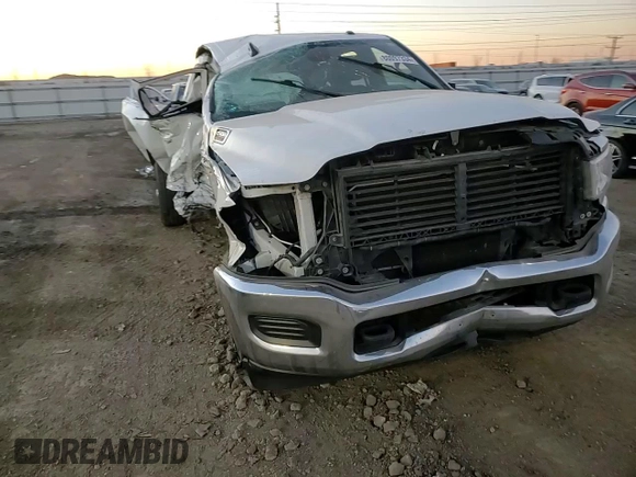 2022 Ram 2500 Tradesman with VIN 3C6UR5CJ2NG125553, listed as a Copart auction lot 80097334 with 0 mi miles and Salvage Title. Bid and sale history available at carsss.com. Image 10.