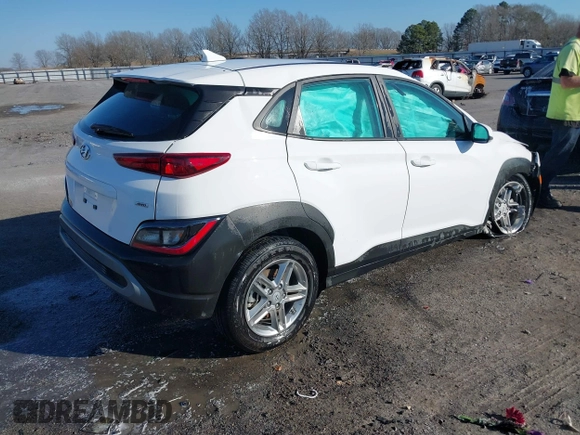 2023 Hyundai Kona SE with VIN KM8K2CAB0PU061691, listed as a IAAI auction lot 41464955 with 14,716 mi miles. Bid and sale history available at carsss.com. Image 4.