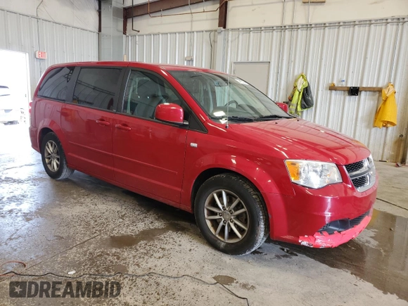 2014 Dodge Grand Caravan American Value with VIN 2C4RDGBG4ER230054, listed as a Copart auction lot 54412435 with 68,237 mi miles and Non Repairable. Bid and sale history available at DreamBid. Image 4.