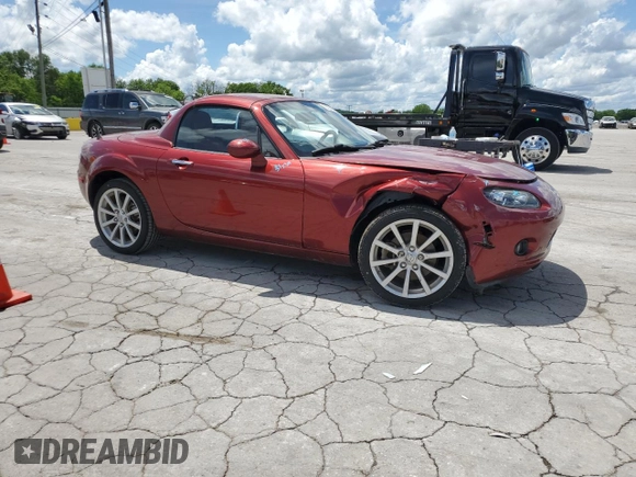 2008 Mazda MX-5 Miata Grand Touring z VIN JM1NC26F580144269, wystawiony jako Copart lot #56586405 z przebiegiem 52 871 mil mil oraz Szkoda całkowita • Salvage title. Historia ofert i sprzedaży dostępna na DreamBid. Obrazek 4.