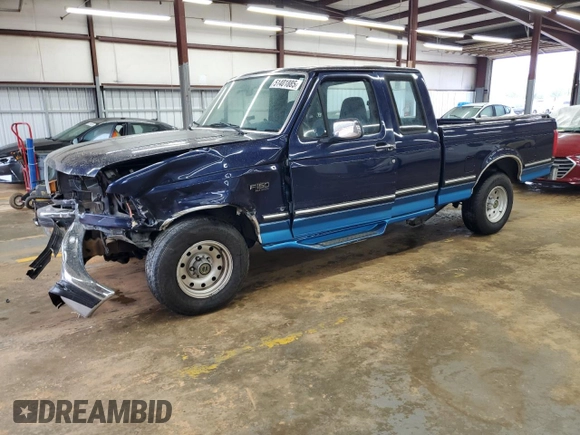 1995 Ford F-150 with VIN 1FTEX15NXSKB73463, listed as a Copart auction lot 51401885 with 196,871 mi miles and Salvage Title. Bid and sale history available at carsss.com. Image 1.