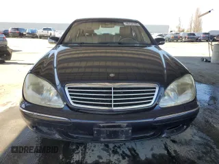 2001 Mercedes-Benz S-Class with VIN WDBNG70J81A180714, listed as a Copart auction lot 46753165 with 194,528 mi miles and Clean Title. Bid and sale history available at carsss.com. Image 5.