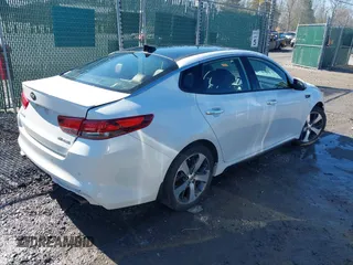2016 Kia Optima SX Turbo with VIN 5XXGW4L29GG025604, listed as a IAAI auction lot 41687483 with 112,853 mi miles and . Bid and sale history available at carsss.com. Image 4.